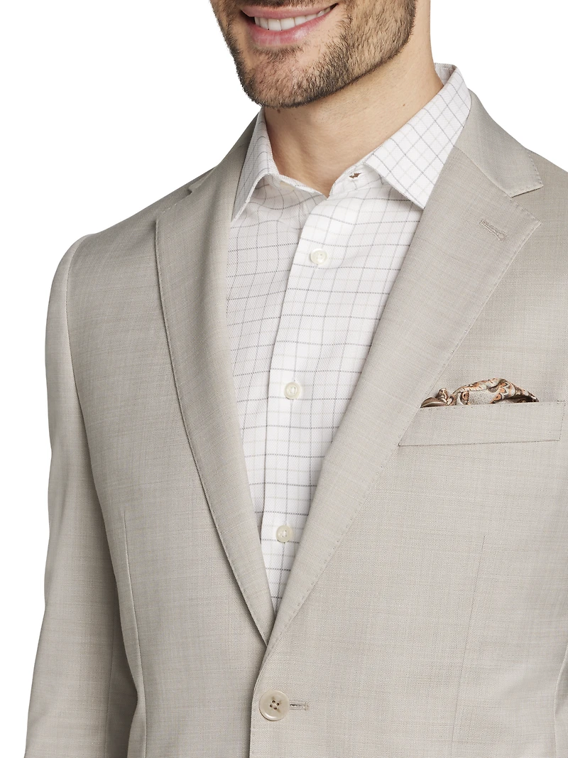 Slim Fit Wool Blend Suit