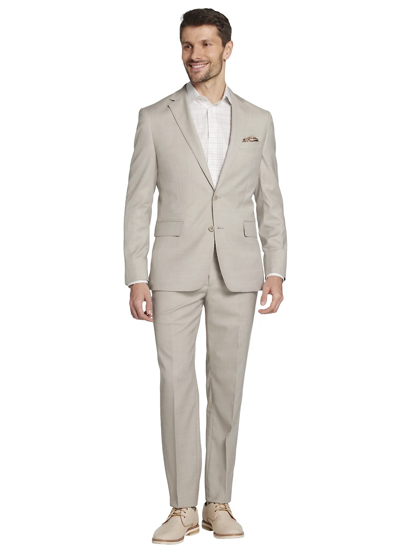 Slim Fit Wool Blend Suit