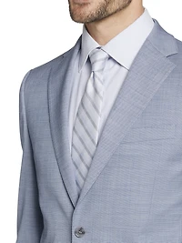 Slim Fit Sharkskin Suit