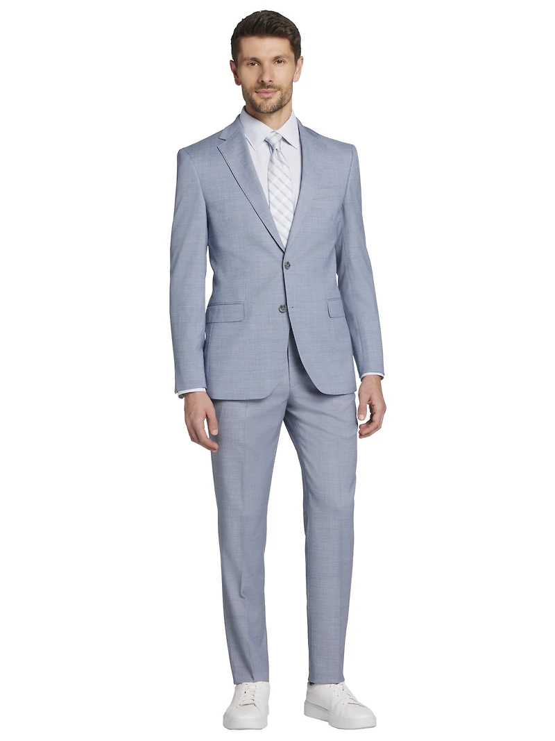 Slim Fit Sharkskin Suit