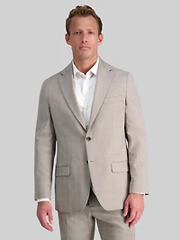 Tailored Fit Premium Stretch Plaid Suit Jacket