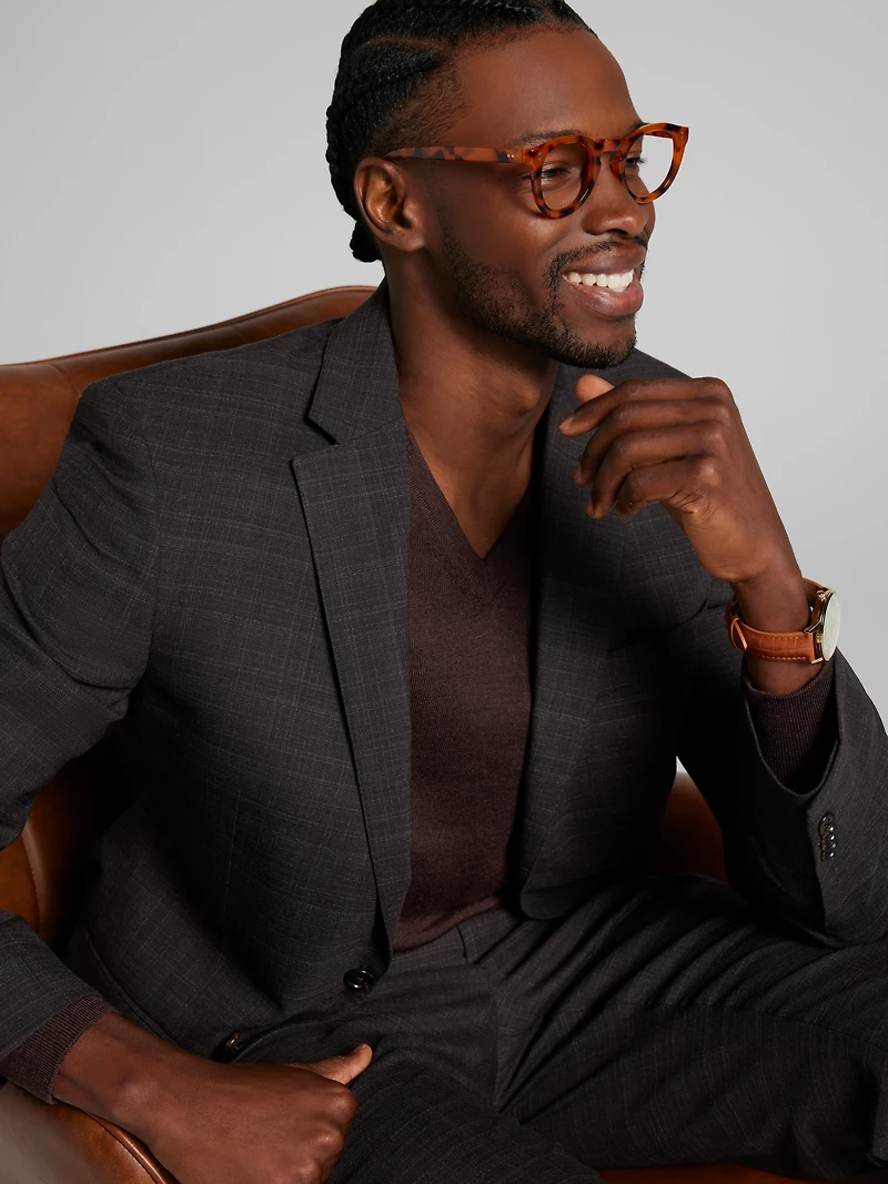 Classic Fit Check Suit