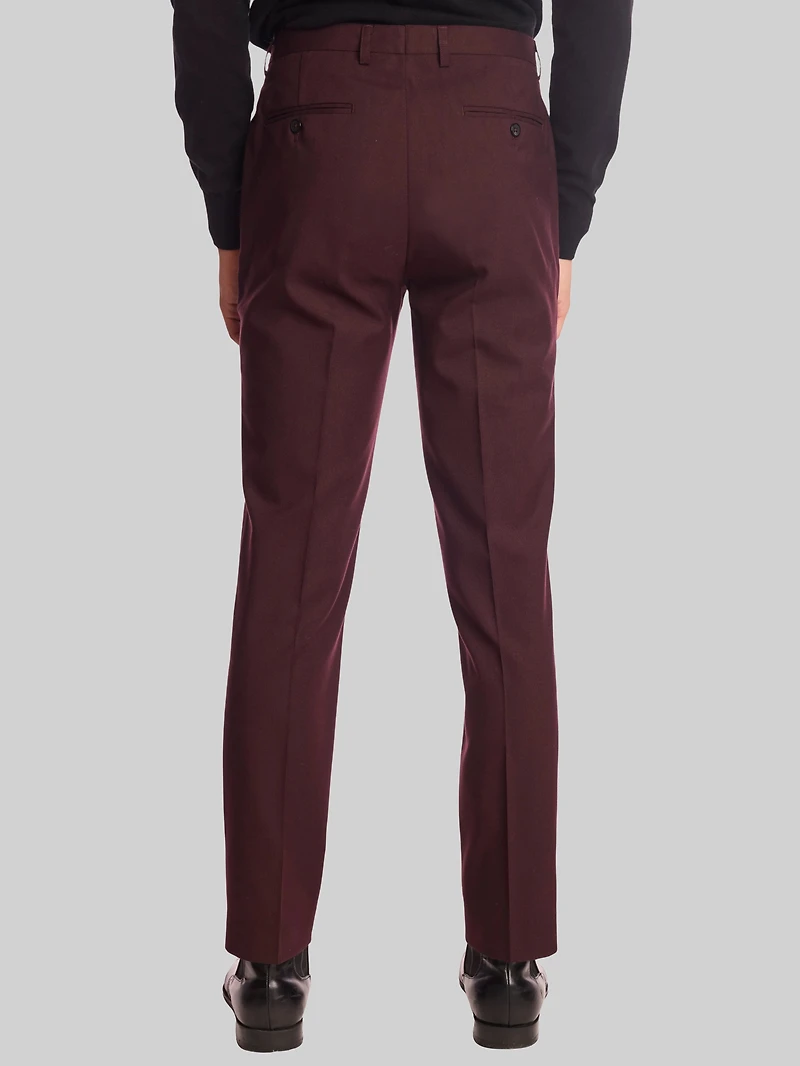 Slim Fit Solid Pants