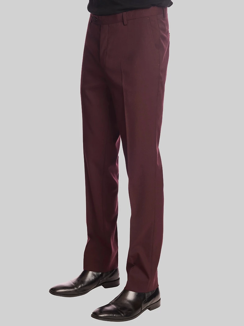 Slim Fit Solid Pants