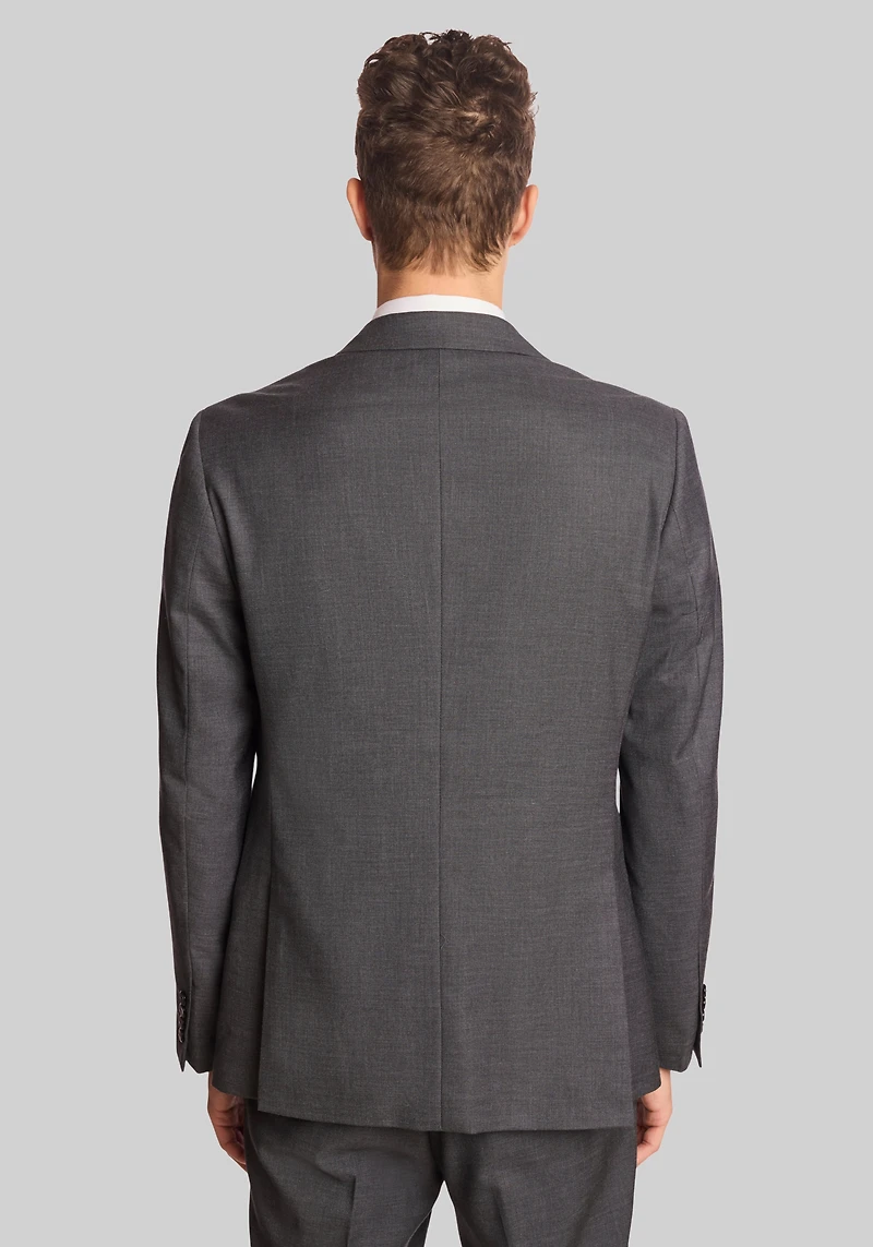Slim Fit Sharkskin Jacket