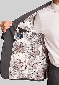 Slim Fit Sharkskin Jacket