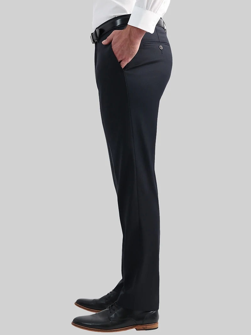 Tailored Fit Windowpane Plaid Suit Pants