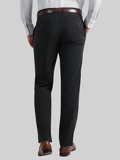 Tailored Fit Windowpane Plaid Suit Pants