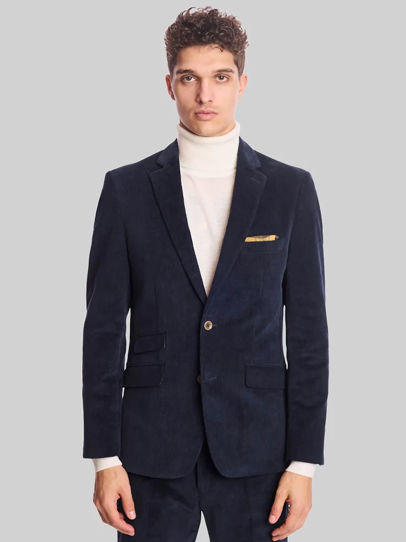 Slim Fit Corduroy Suit