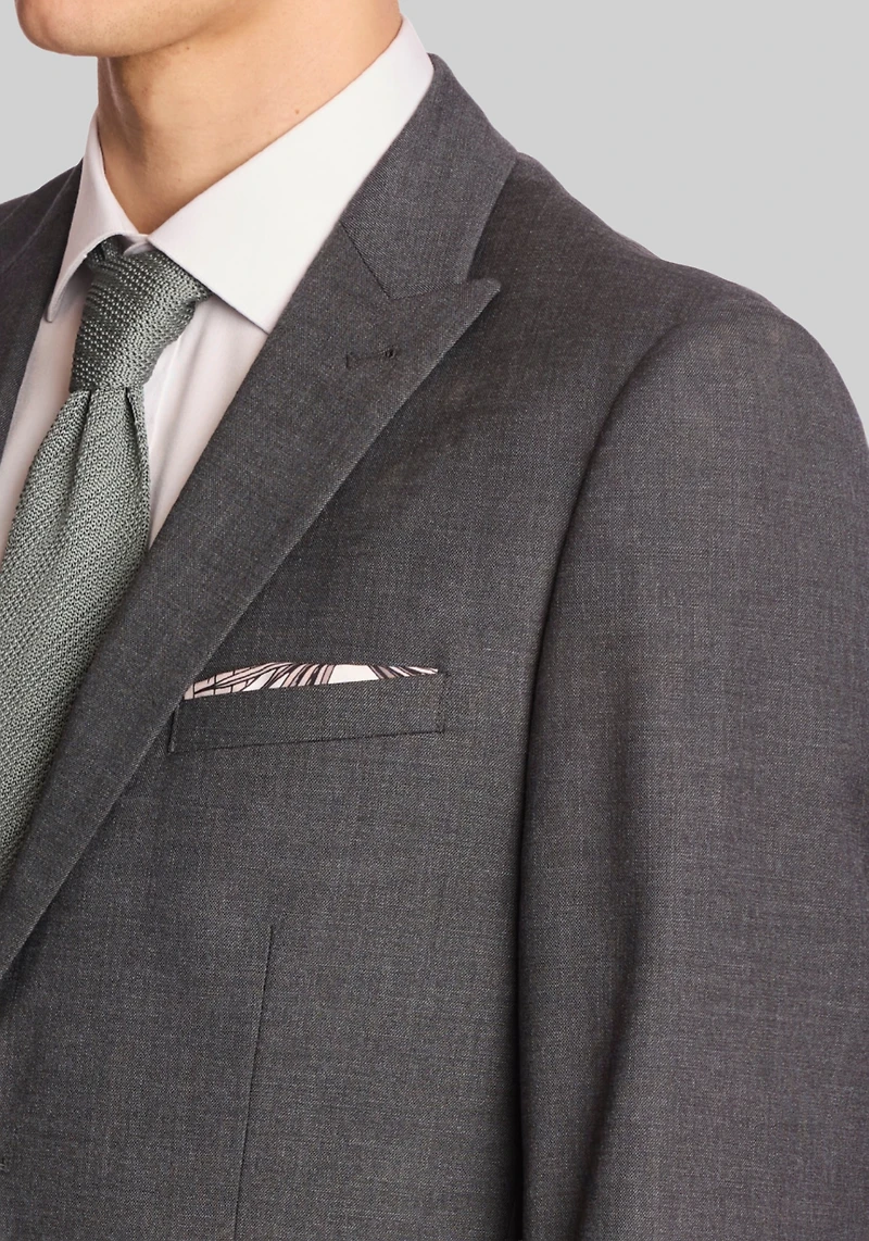 Slim Fit Sharkskin Suit