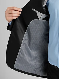 Skinny Fit Satin Peak Lapel Tuxedo Jacket