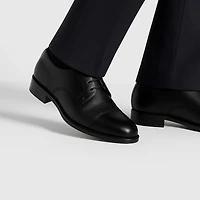 Duke Leather Lace-up Cap Toe Oxfords
