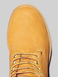 Classic Plain Toe Lace Up Waterproof Boots