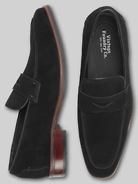 Davis Suede Moc Toe Penny Loafers