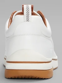 Leland Leather Perforated Lace-Up Sneakers
