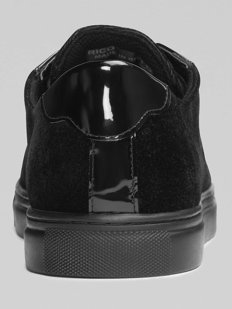 Rico Formal Velvet Lace-Up Sneakers