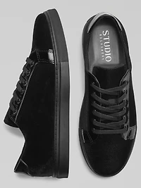 Rico Formal Velvet Lace-Up Sneakers