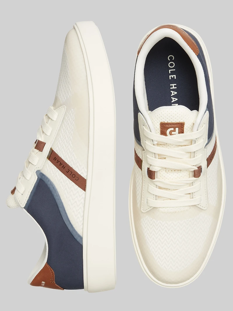 Grand Crosscourt Winner Leather Lace-Up Sneakers