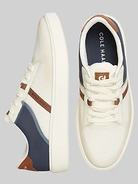 Grand Crosscourt Winner Leather Lace-Up Sneakers