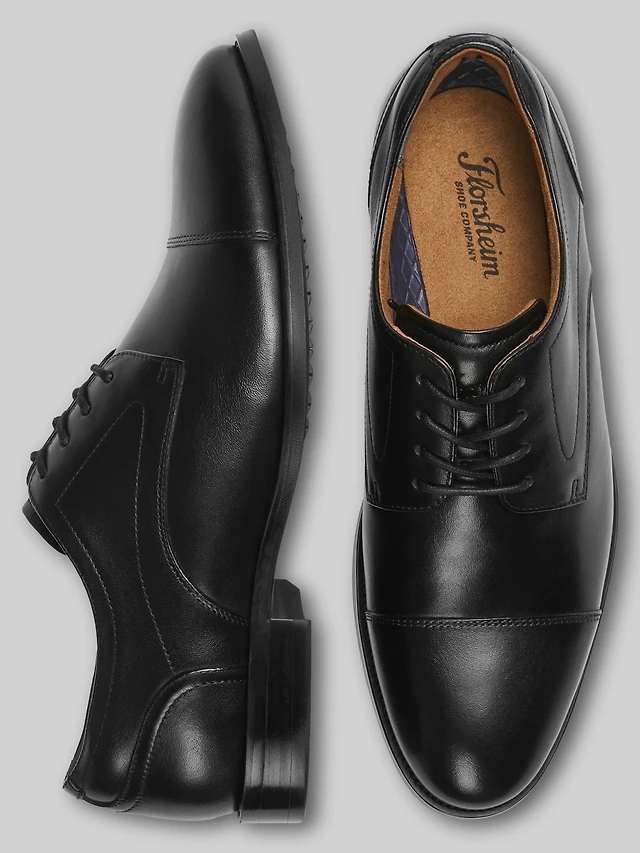 Moretti Abe Leather Cap Toe Oxfords at Hamilton Place in  display picture 3