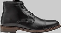 Raleigh Leather Cap Toe Zip-Up Boots