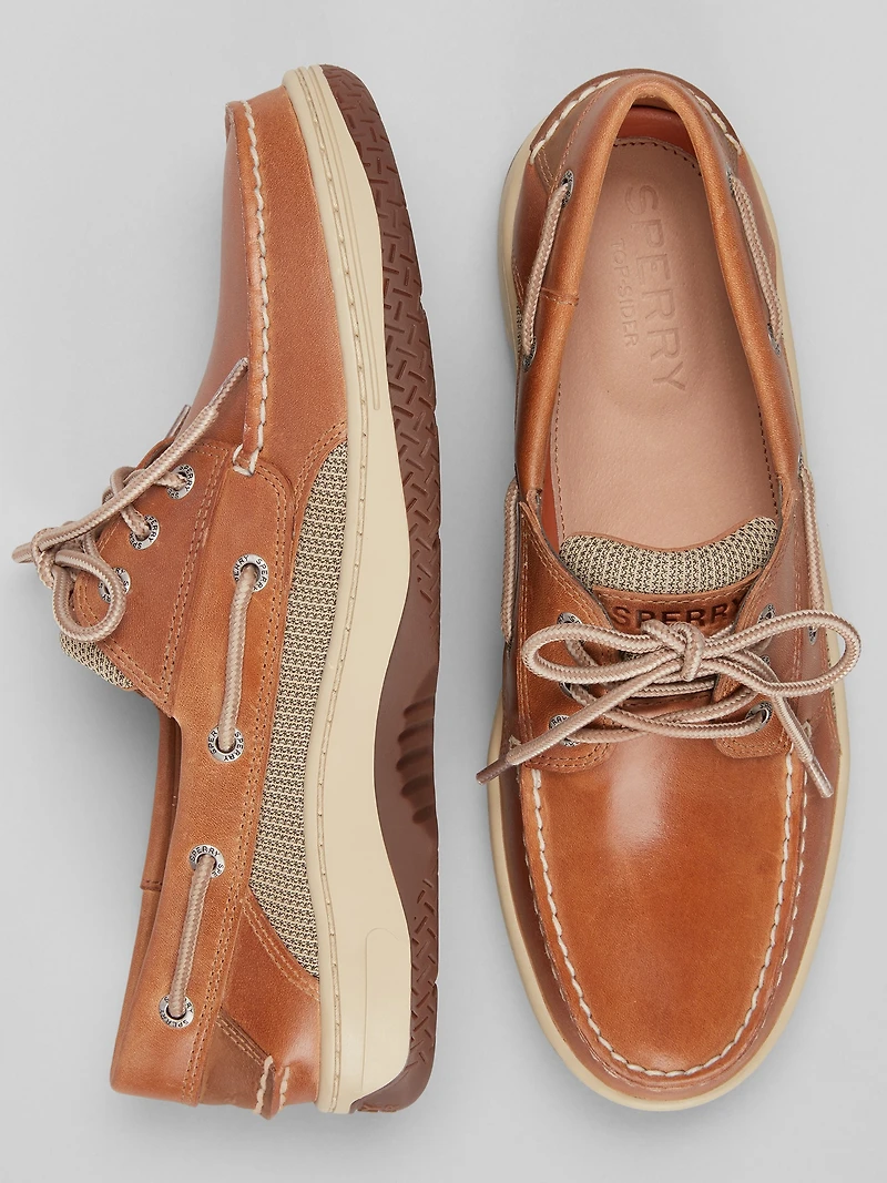 Billfish 3‑Eye Moc Toe Boat Shoes