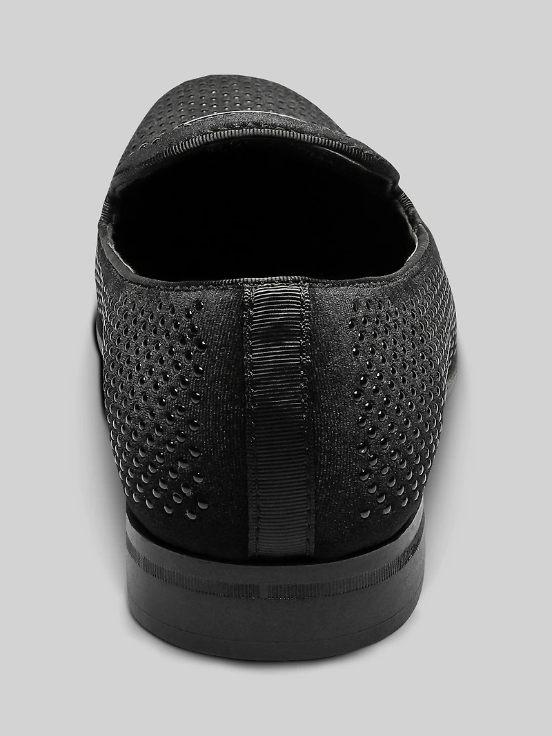 Swagger Studded Ornament Formal Smoking Loafers