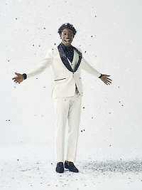 Swagger Studded Ornament Formal Smoking Loafers