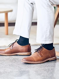 Clement Leather Cap Toe Oxfords