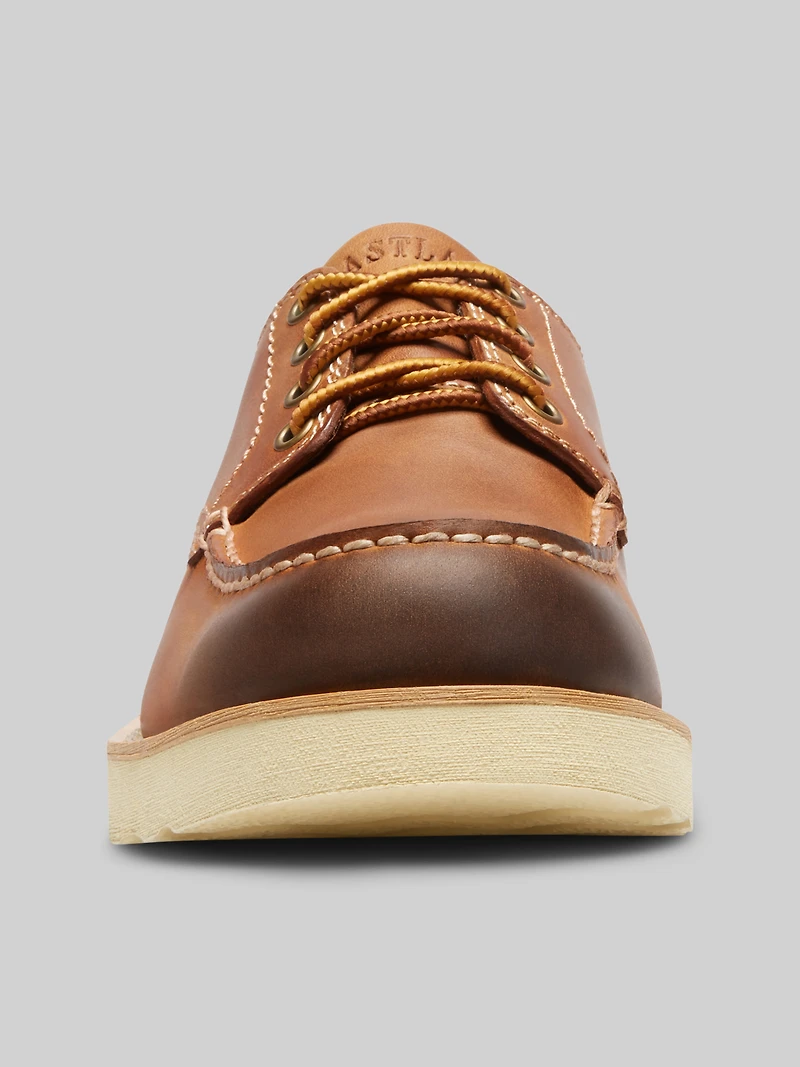 Lumber Down Leather Moc Toe Oxfords
