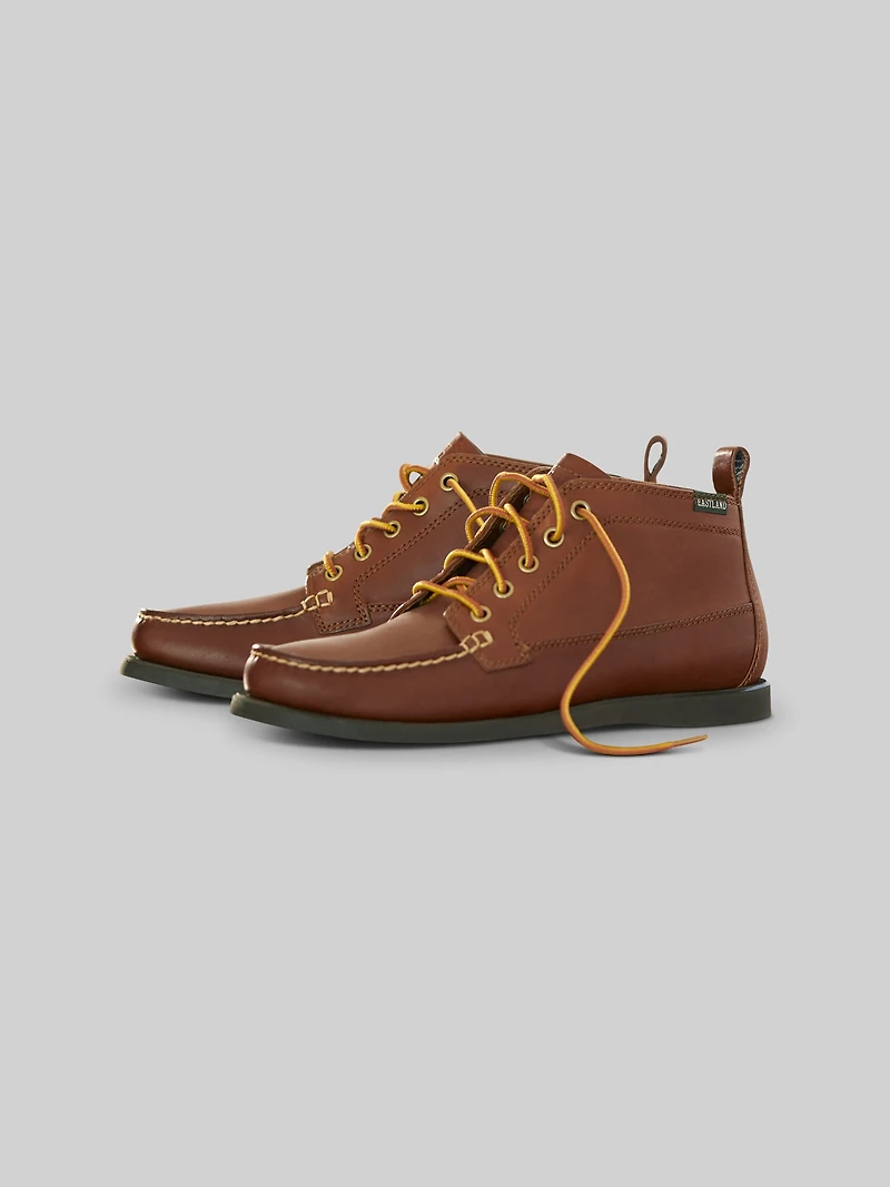 Seneca Leather Moc Toe Lace-Up Chukka Boots