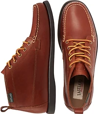 Seneca Leather Moc Toe Lace-Up Chukka Boots