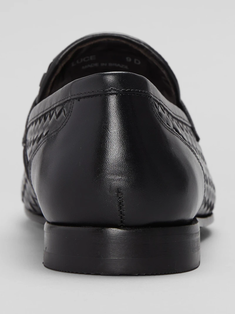 Luce Woven Penny Loafers