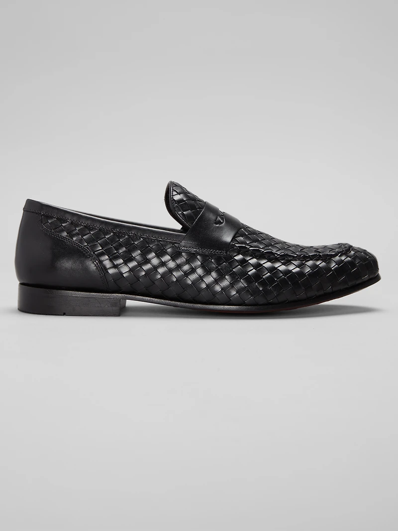 Luce Woven Penny Loafers