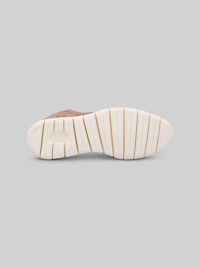 Bowery II Leather Cap Toe High-Top Sneakers