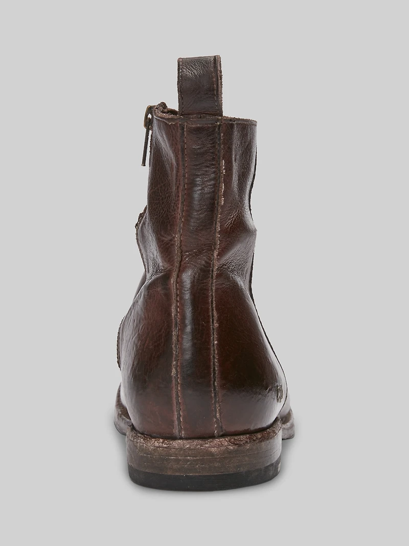 Kaldi Leather Plain Toe Boots