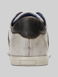 Lighthouse Leather Plain Toe Lace-up Sneakers