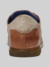 Lighthouse Leather Plain Toe Lace-up Sneakers