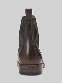 Nando Leather Plain Toe Chelsea Boots