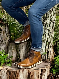 Beckett Plain Toe Lace-up Boots