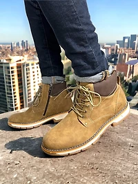 Dillon Plain Toe Lace-up Boots