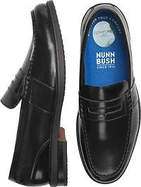 Lincoln Leather Moc Toe Penny Loafers