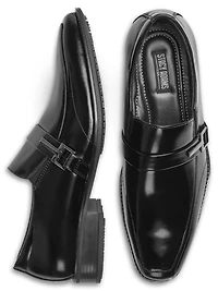 Abram Leather Bit Moc Toe Loafers