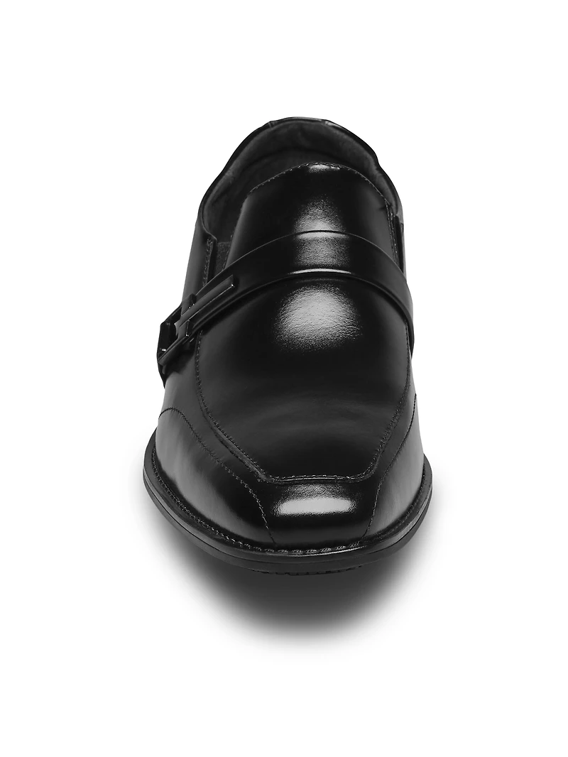 Abram Leather Bit Moc Toe Loafers