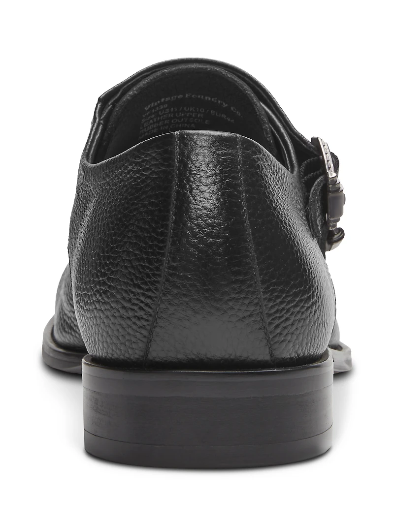 Lawrence Leather Monk Strap Dress Shoes