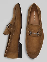 Ted Suede Moc Toe Bit Loafers