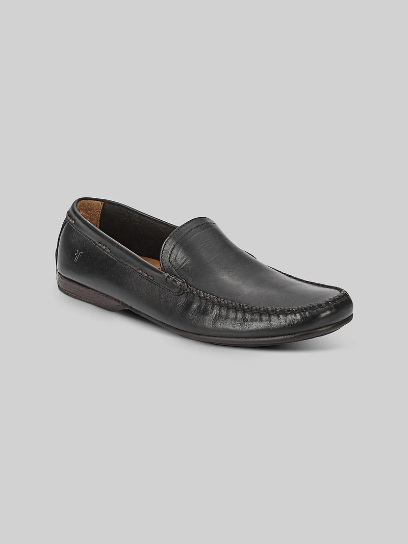 Lewis Leather Moc Toe Venetian Loafers