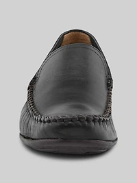 Lewis Leather Moc Toe Venetian Loafers