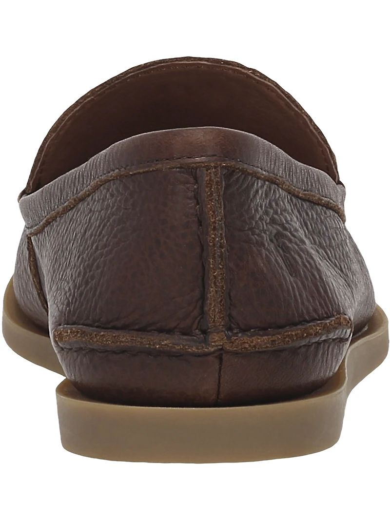 Mason Leather Moc Toe Loafers