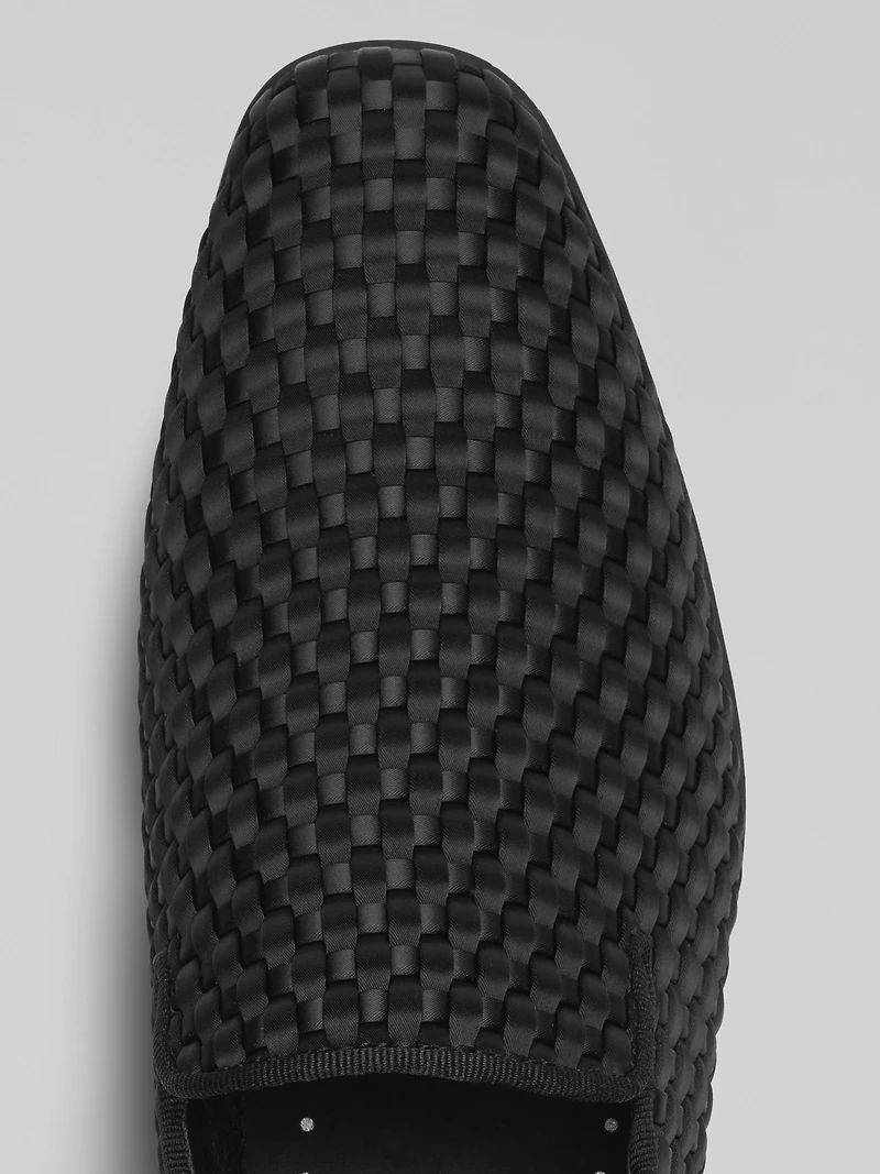 Swenson Weave Slip-On Smoking Loafers